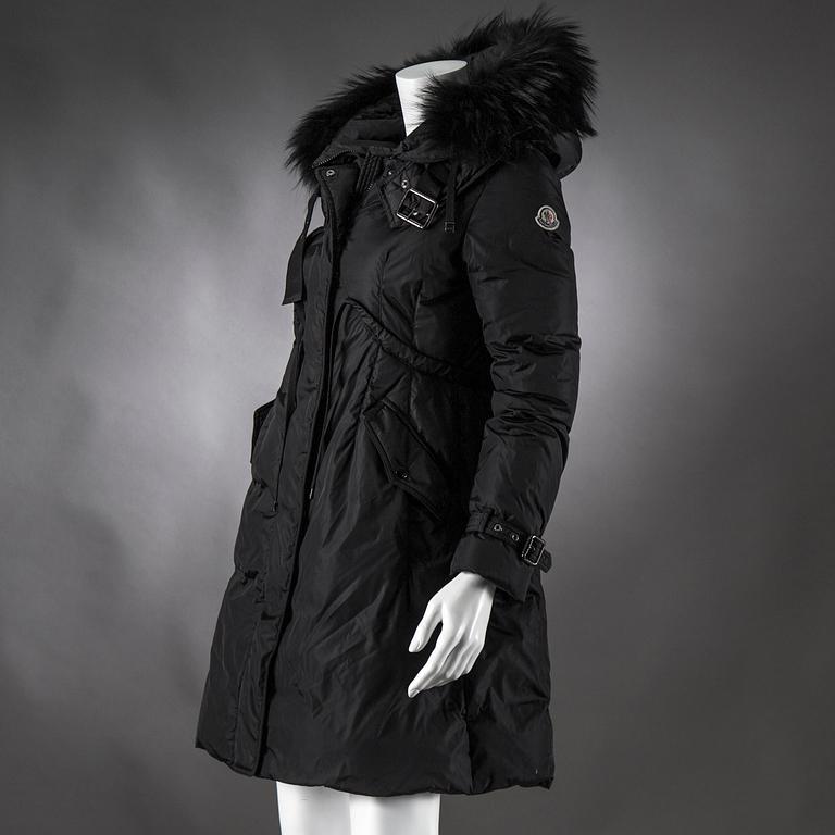 A Moncler down coat, size 2.