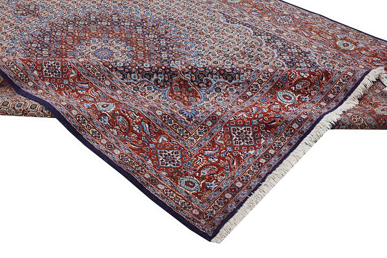 A carpet, Moud, ca 360 x 248 cm.
