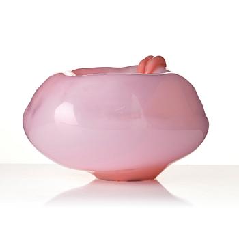 Åsa Jungnelius, unik skulptur, "Sculpture Pink", Kosta Boda, 2009.