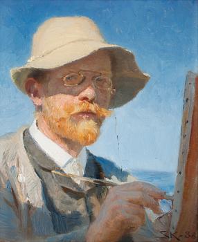 170. Peder Severin Kröyer, Self portrait.