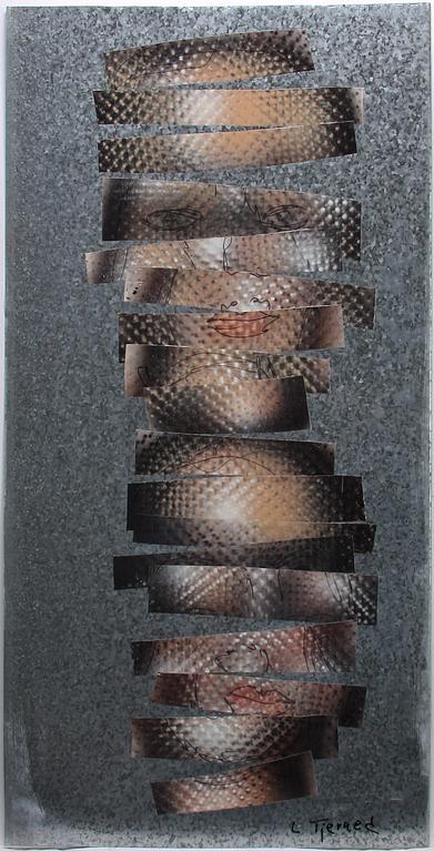 LEIF TJERNED, blandteknik, sign.