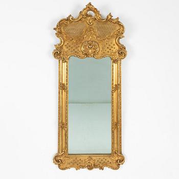 Spegel, rokokostil, 1800-talets andra hälft.