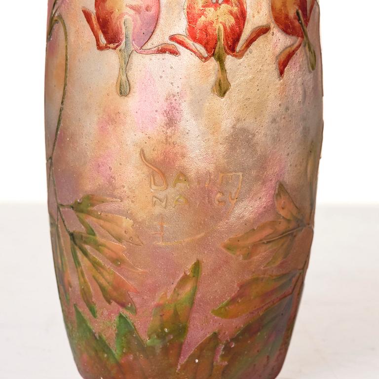 Daum Frères, an Art Nouveau cameo glass vase, Nancy, France, ca 1900.