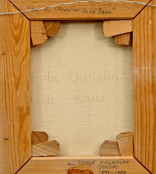 SERGE KISLAKOFF, olja på duk, sign. 1900-talets mitt.