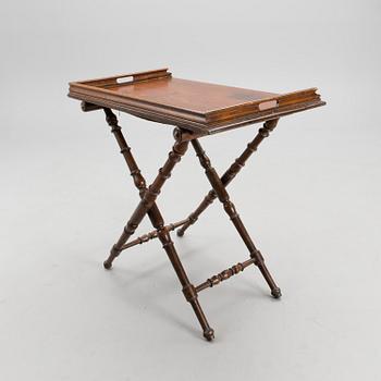 A late 19th century tray table.