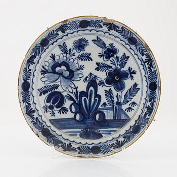 fajance plate, Holland, 1700/1800's.