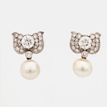 A PAIR OF EARRINGS.