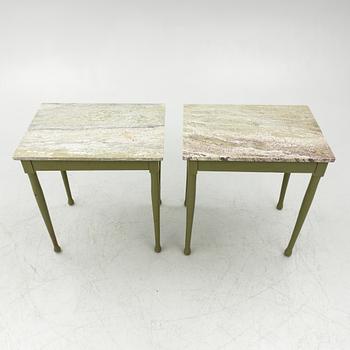 A pair of side tables, early 20th century.