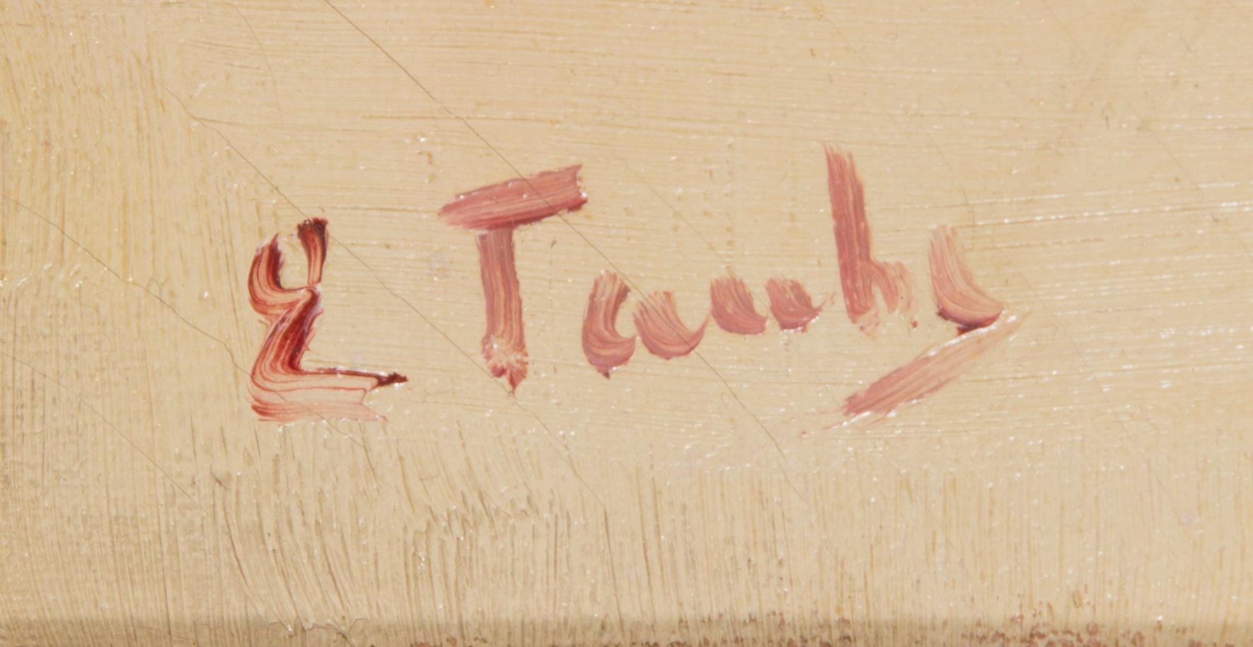 Eugen Taube, olja på duk, signerad.