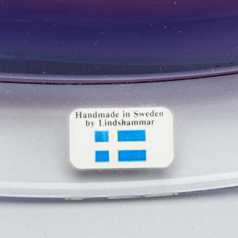 A LINDSHAMMAR BOWL not signed.