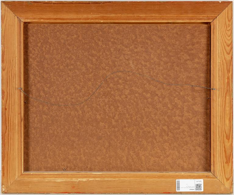 GUNNAR ZETTERSTRÖM, olja på pannå, signerad.