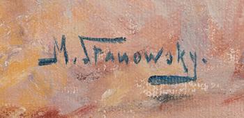 MIKAEL STANOWSKY, oil on canvas, signed.