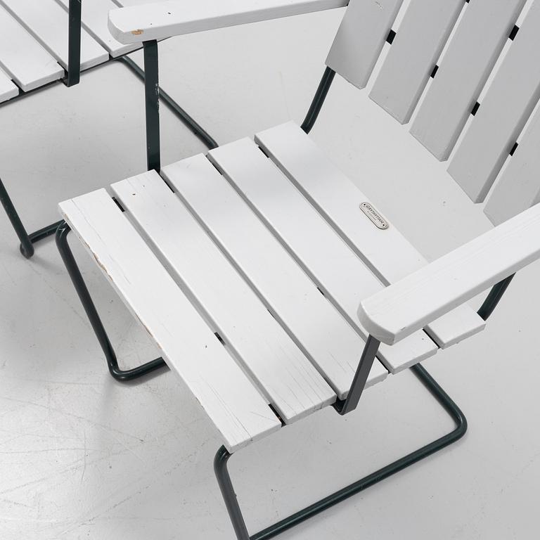 Garden furniture 6 pcs, Grythyttan late 1900s/2000s.
