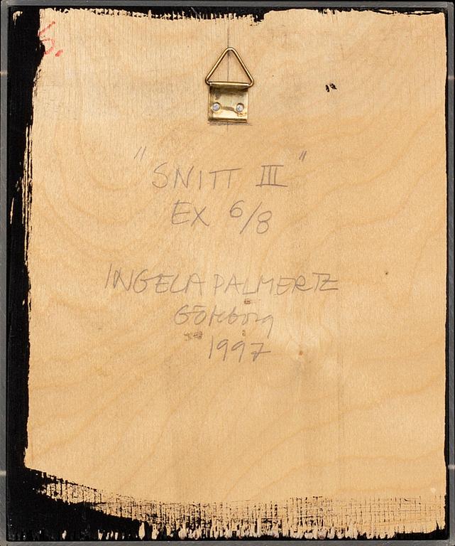 INGELA PALMERTZ, objekt signerat daterat och numrerat 6/8 1997.