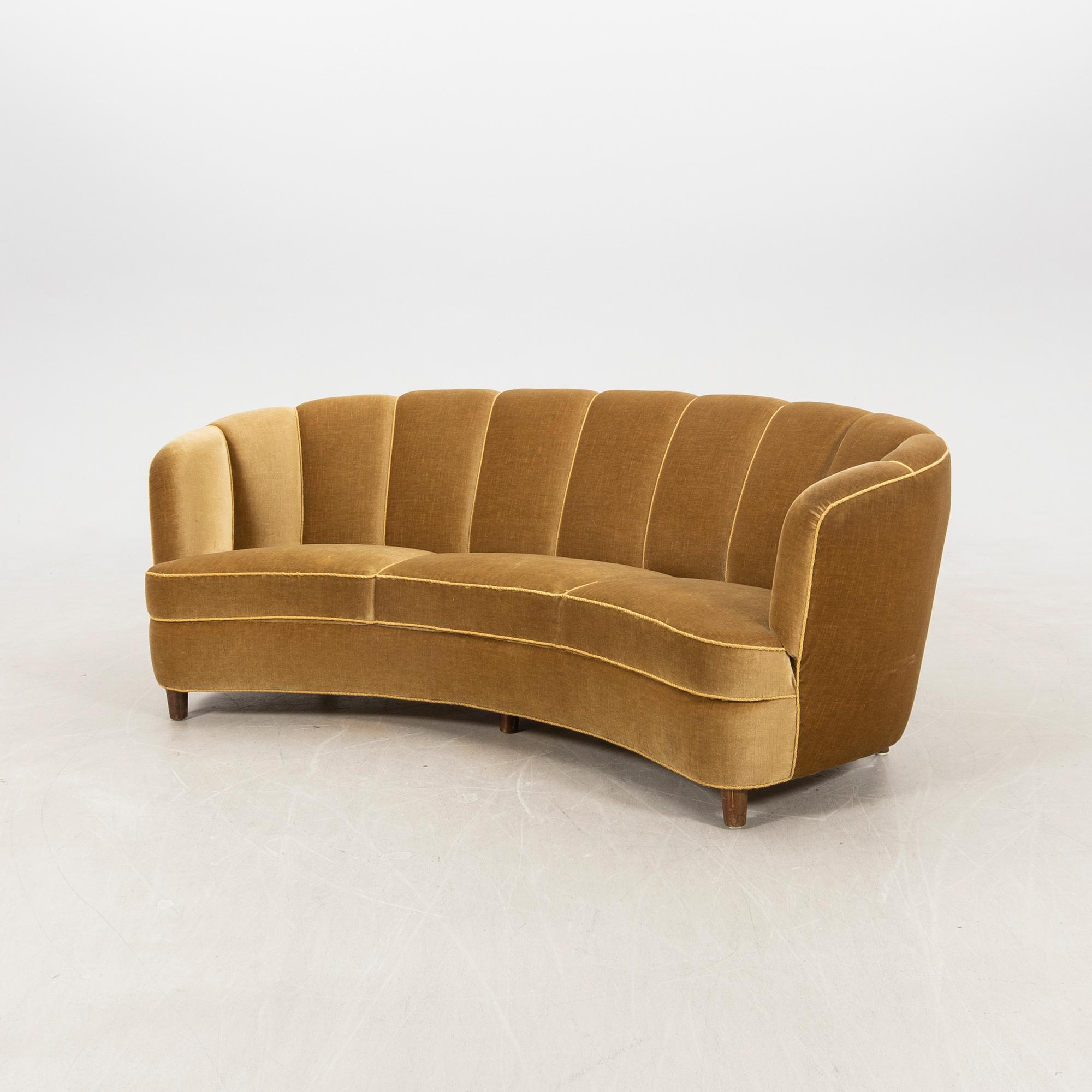 Otto Schulz attributed, sofa Scandinavian Modern 1940s.