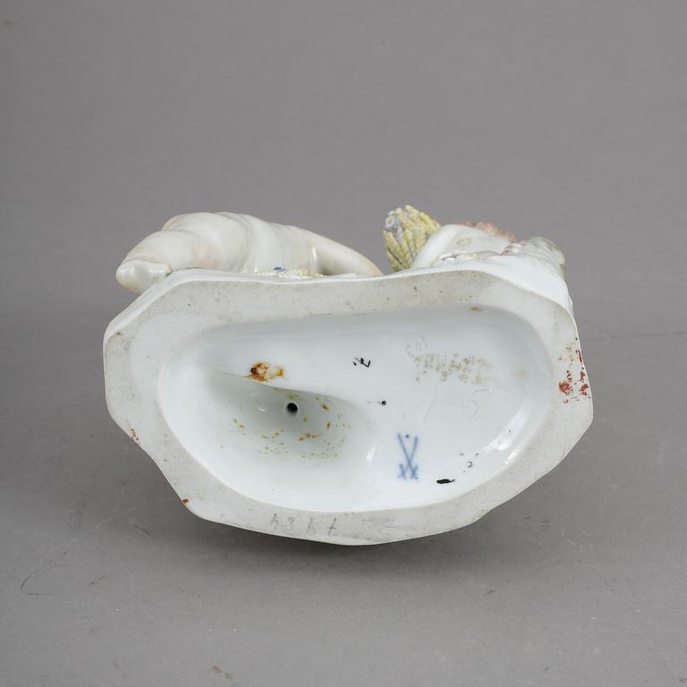 FIGURIN, porslin, Meissen, 1800-talets slut.