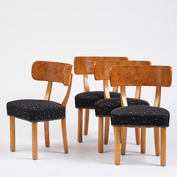 Axel Einar Hjorth, a five-piece "Birka" dining suite, Nordiska Kompaniet, Sweden, 1930s.