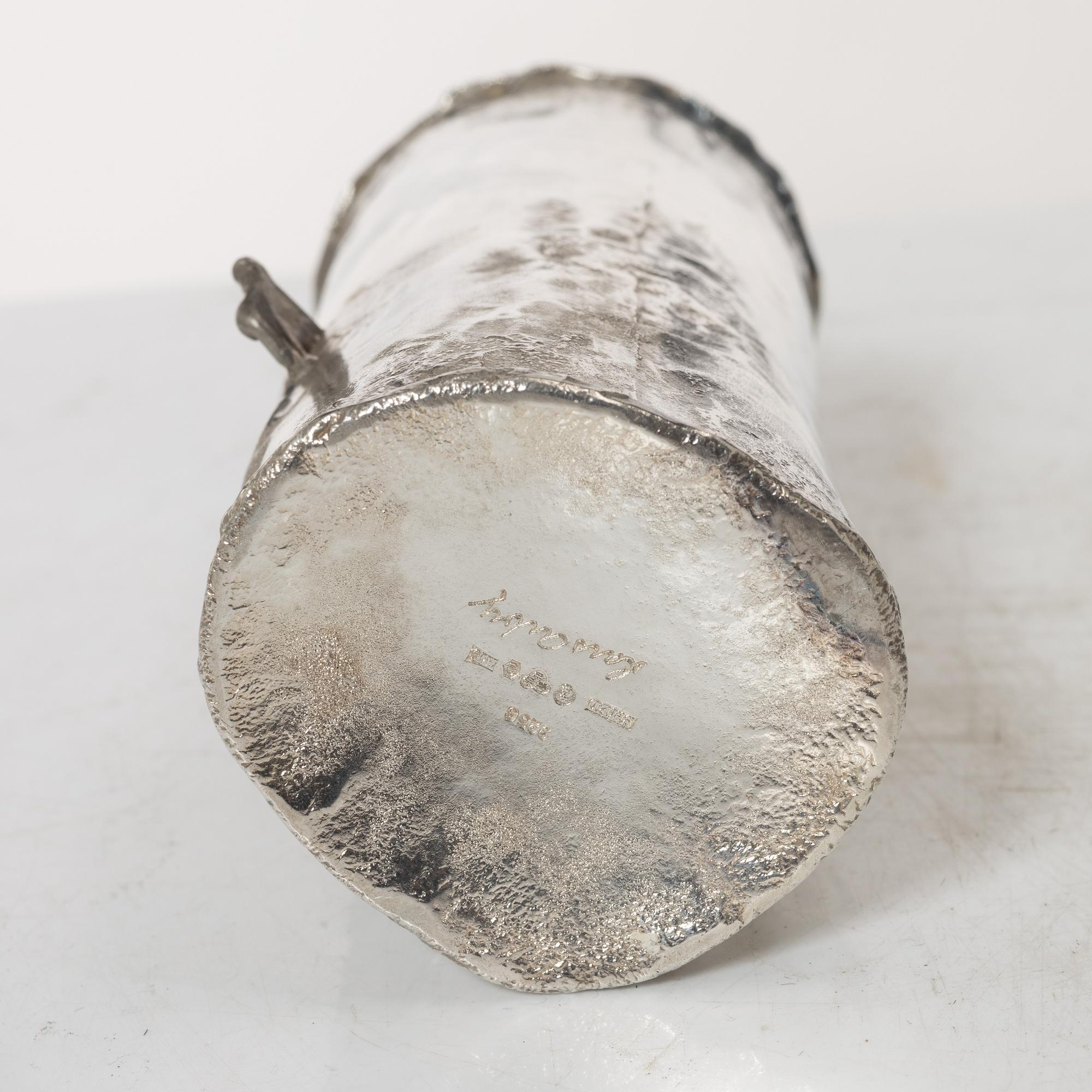 Lars Arby, vas, sterling silver, Göteborg 1975.