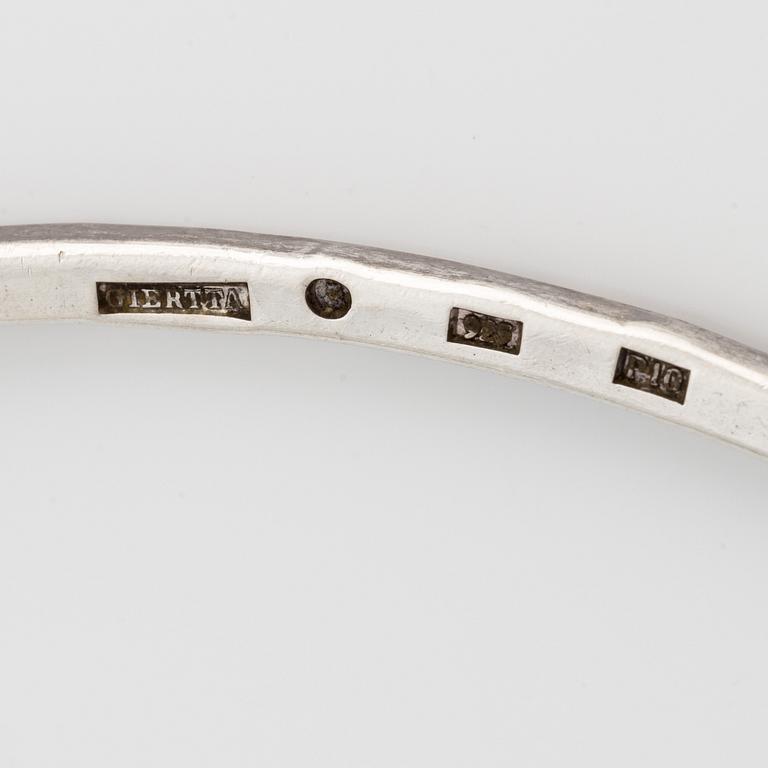 Claës E. Giertta, collier sterlingsilver, Stockholm 1989.