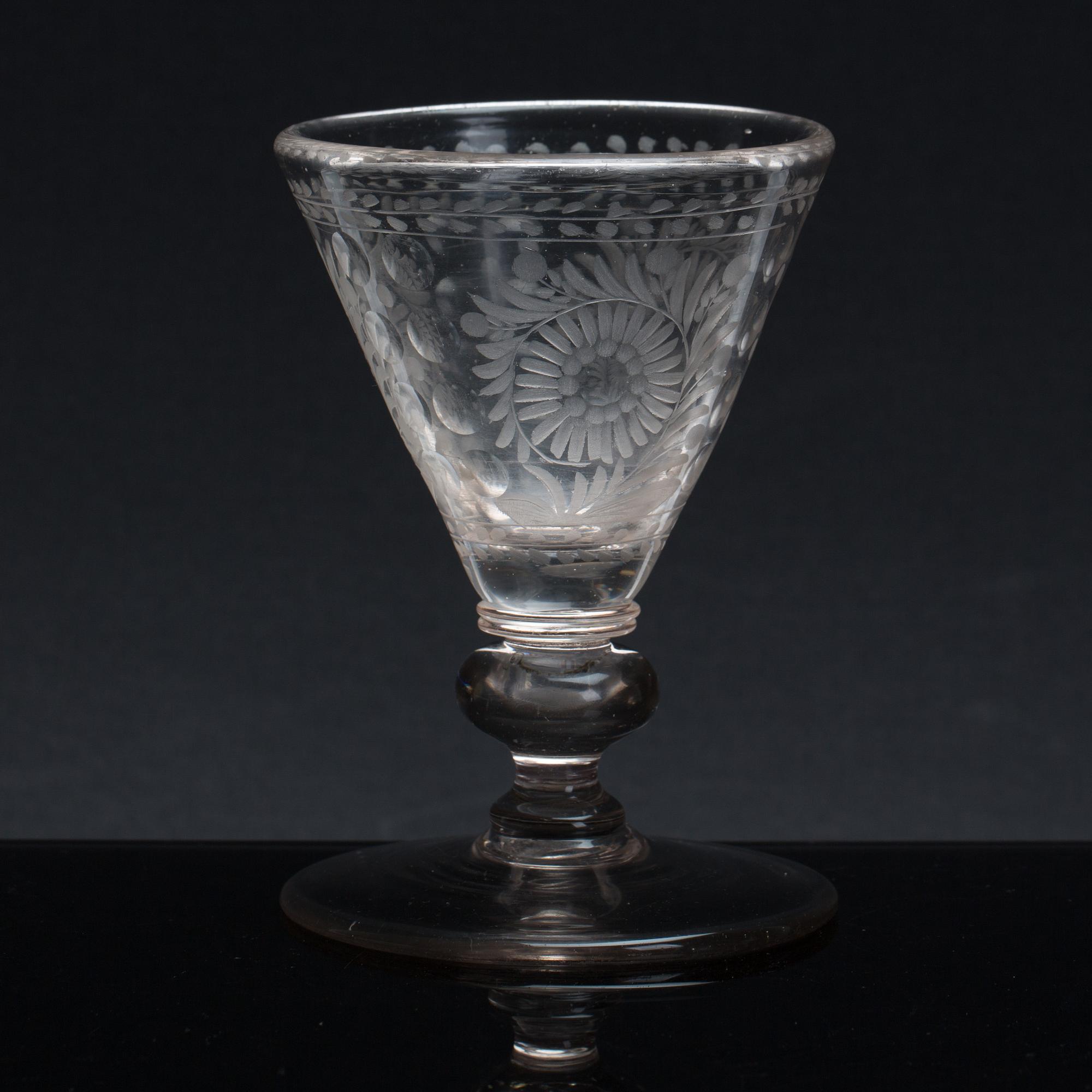 GLAS, barock, Böhmen, 1700-tal.