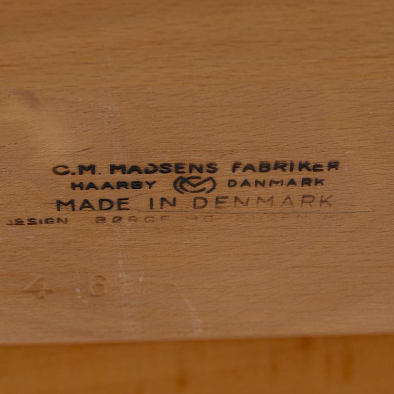 Børge Mogensen, table, "Shaker Table", CM Madsens Fabriker, Denmark, the model designed in 1958.