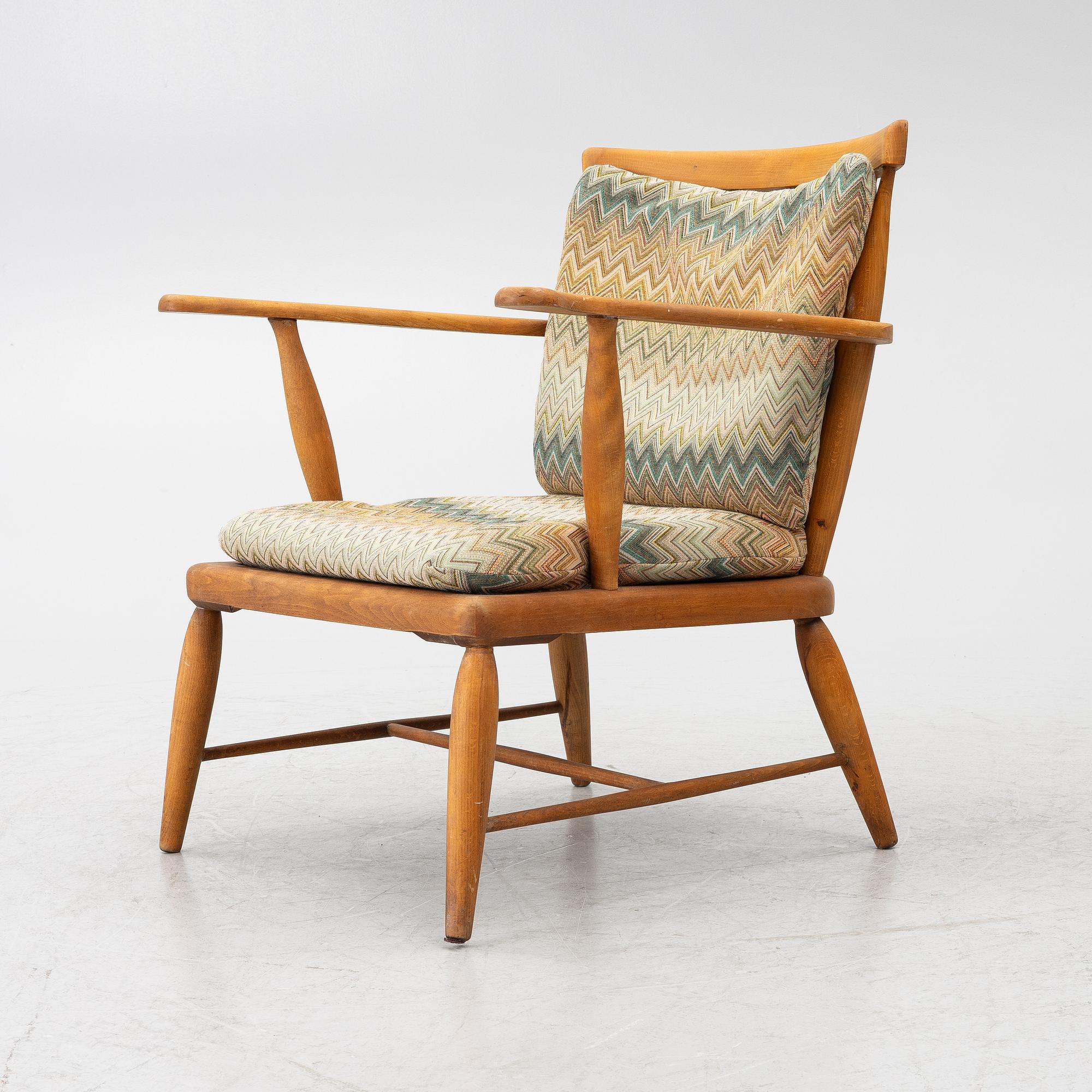 Anna-Lülja Praun, armchair, Austria, 1950s.