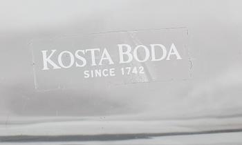 FLASKOR, 4 st, glas, Bertil Vallien, Kosta Boda.