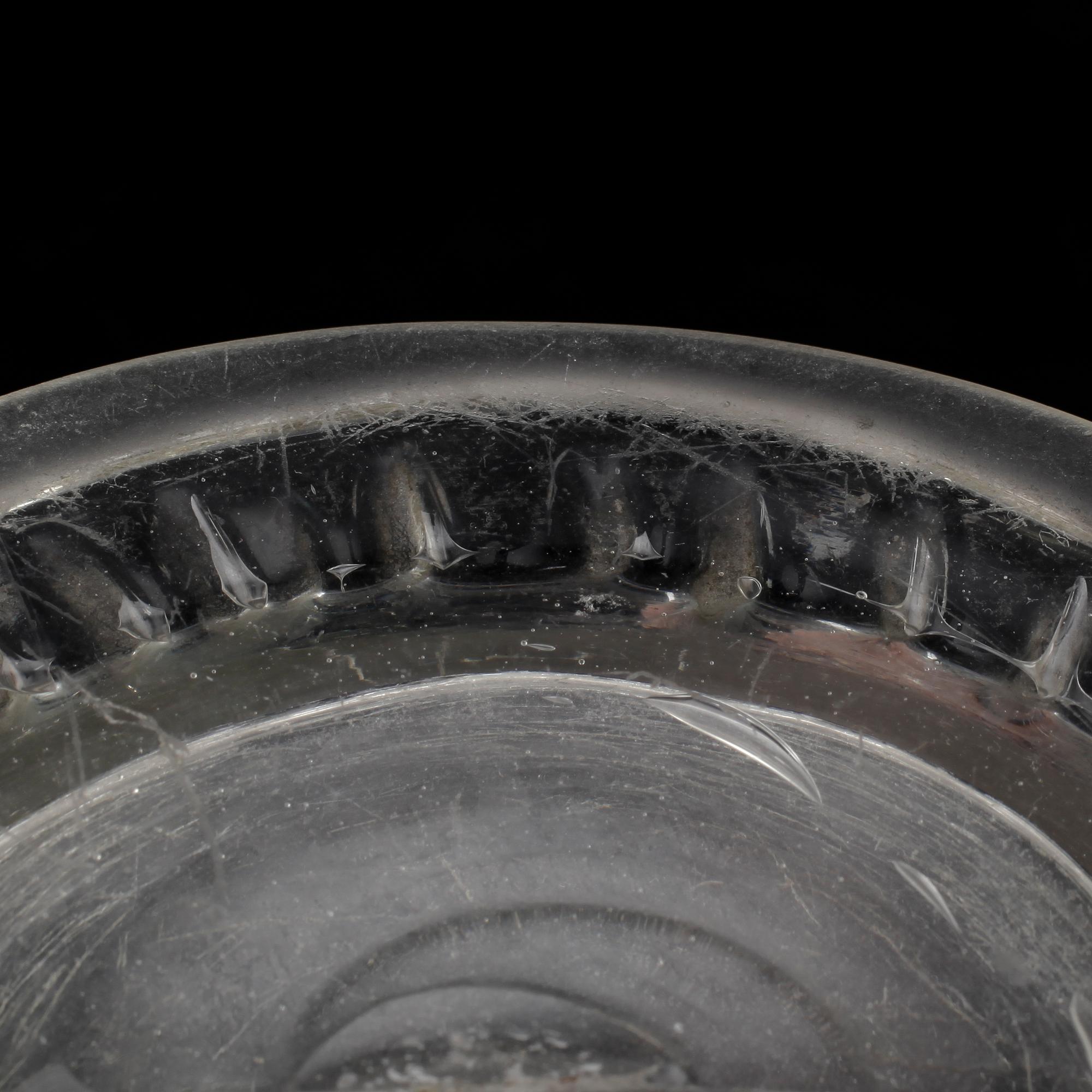 BÄGARE, glas. Sverige, 1700-tal.