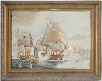HERMAN AF SILLÉN, kopia efter, olja på duk, osignerad, 1900-tal.