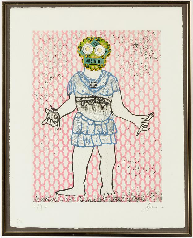 Enrico Baj, "Flavius Valerius Constantinus Chlorus".