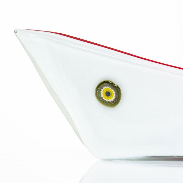 Gino Vistosi, a "Bicolori bowl", Vistosi, model S-196, Italy.
