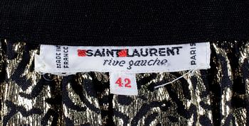 A georgette blouse by Yves Saint Laurent.