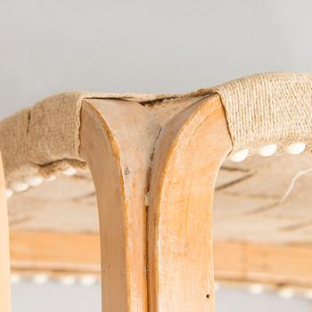 Alvar Aalto, a set of four mid-20th century 'Y61' stools for Artek.