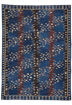 Barbro Nilsson, MATTO, "Snäckorna", flat weave, ca 344 x 248,5 cm, signed AB MMF BN.