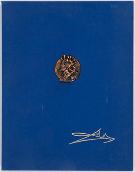 Salvador Dali, mapp med 11 torrnålsetsningar kolorerad med stencil, "Our Historical Heritag", sign och numr 259/400.
