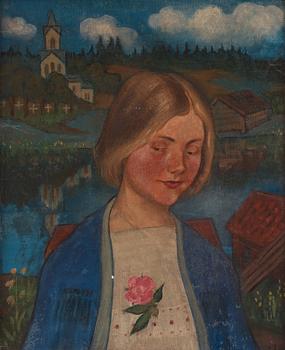 Ivar Arosenius, 'Eva' (the artist's wife).