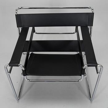 Marcel Breuer, fåtölj, "Wassily", Knoll, kring 2010.
