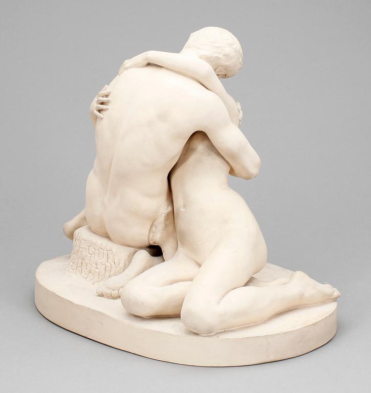 STEPHAN SINDING, efter, skulptur, Norge, Lergods, 1900-talets första hälft.