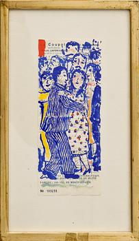 Lennart Jirlow · LENNART JIRLOW, gouache, ej sign.