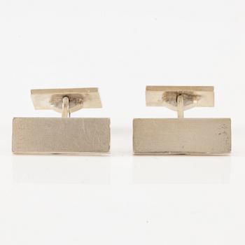 Wiwen Nilsson, a pair of cufflinks, sterling silver, Lund 1958.