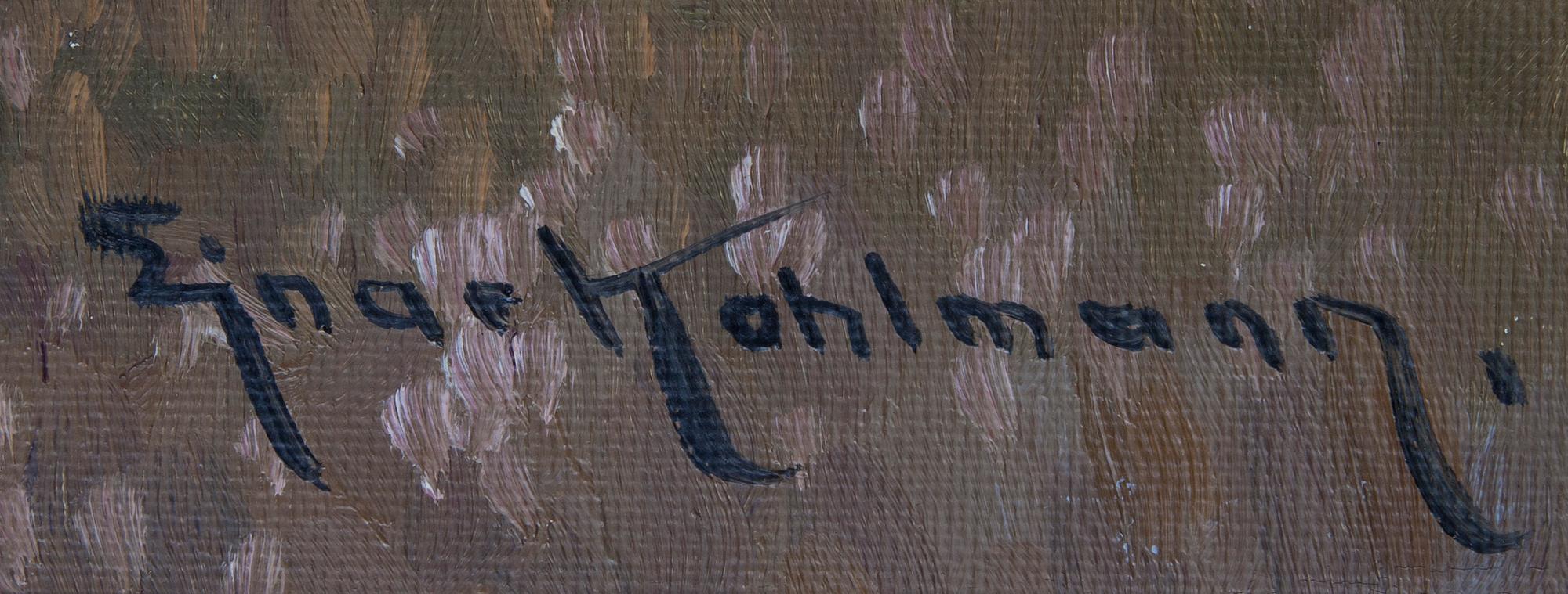 EJNAR KOHLMANN, öljy kankaalle, signeerattu,