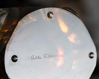 AN OLLE ALBERIUS ARIEL VASE, ORREFORS GALLERY -88.