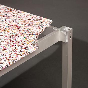 Fredrik Paulsen, a unique table, "Desk One, Broken Smiles", JOY, 2024.