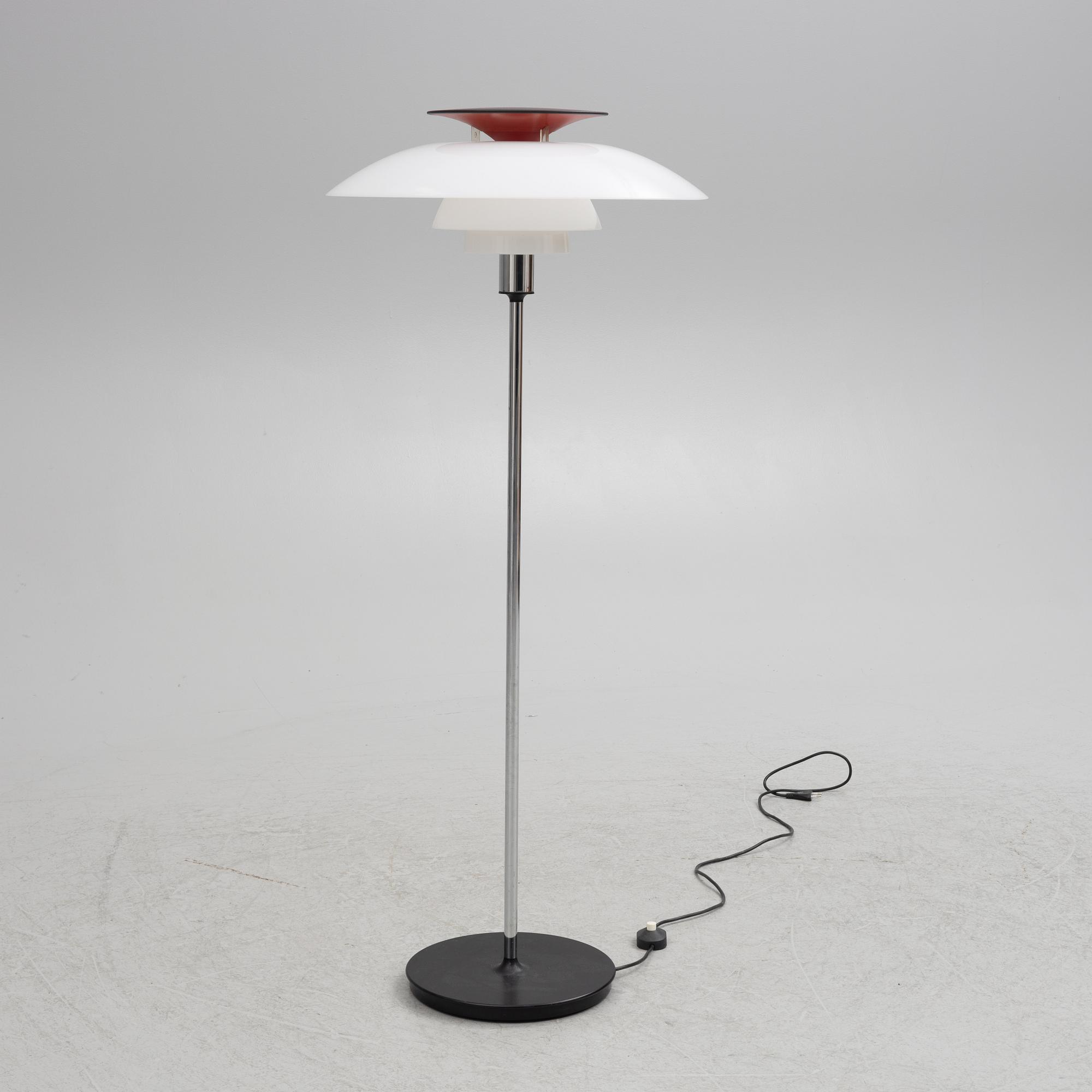 Poul Henningsen, floor lamp, "PH-80", Louis Poulsen, Denmark.