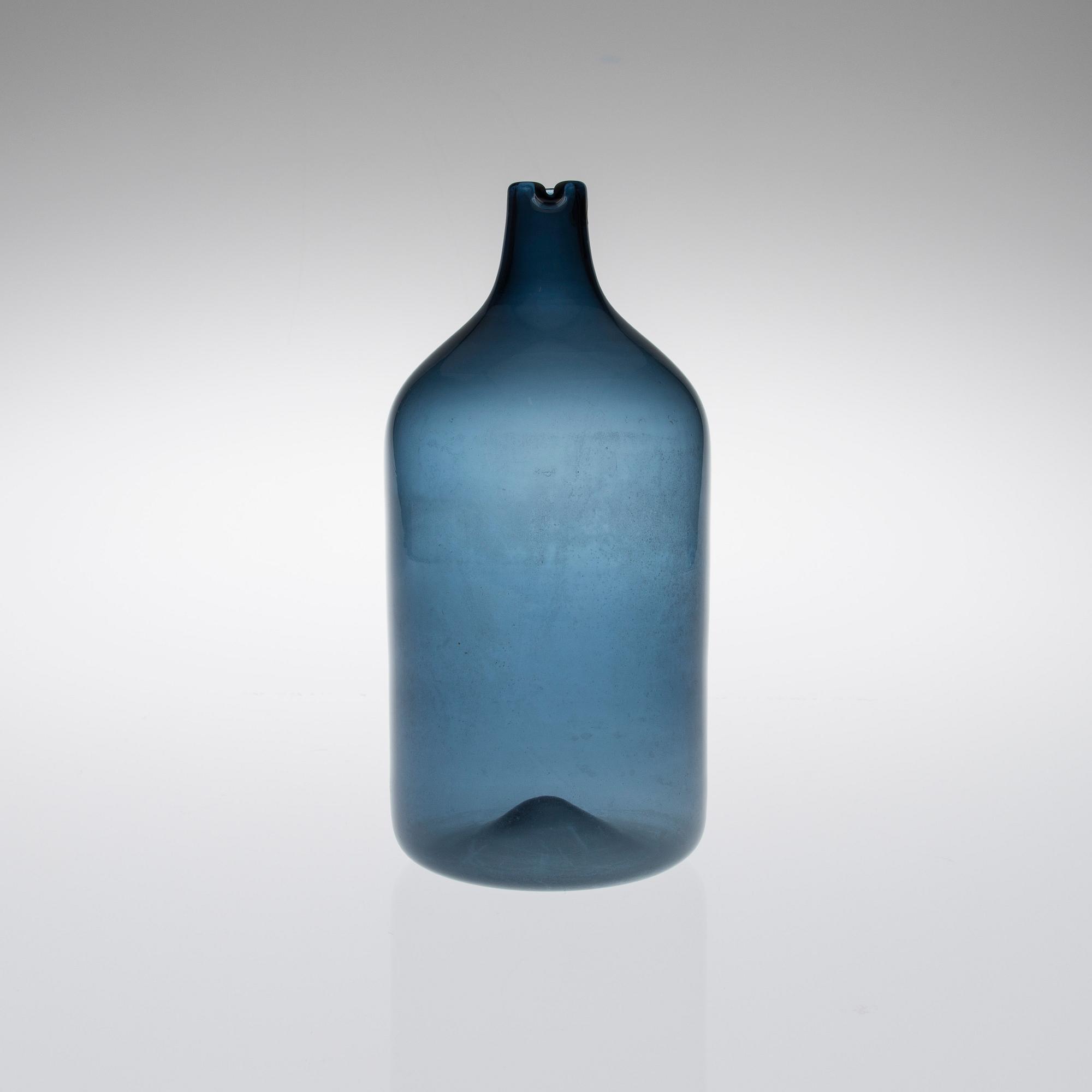 TIMO SARPANEVA, "Fågelflaska", signerad Timo Sarpaneva 2500, Iittala.