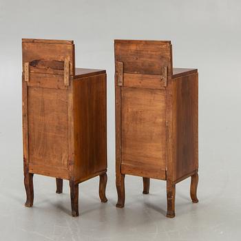 Sängbord ett par Art Deco 1900-talets första hälft.
