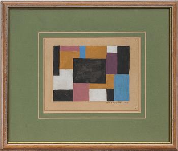 MARCEL LOUIS BAUGNIET, gouache signerad och daterad 1926.