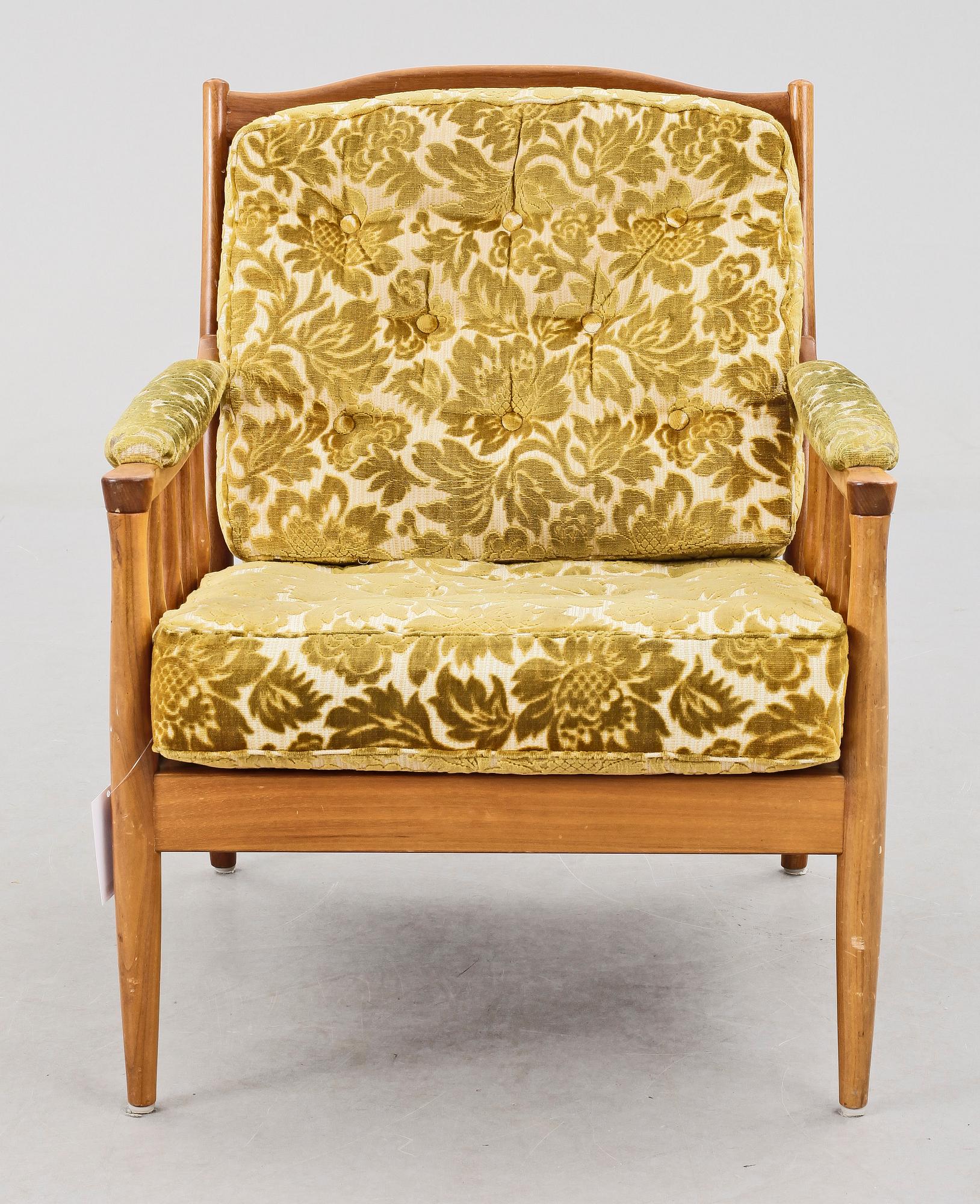 FÅTÖLJ, troligen Sverige, 1970-tal.