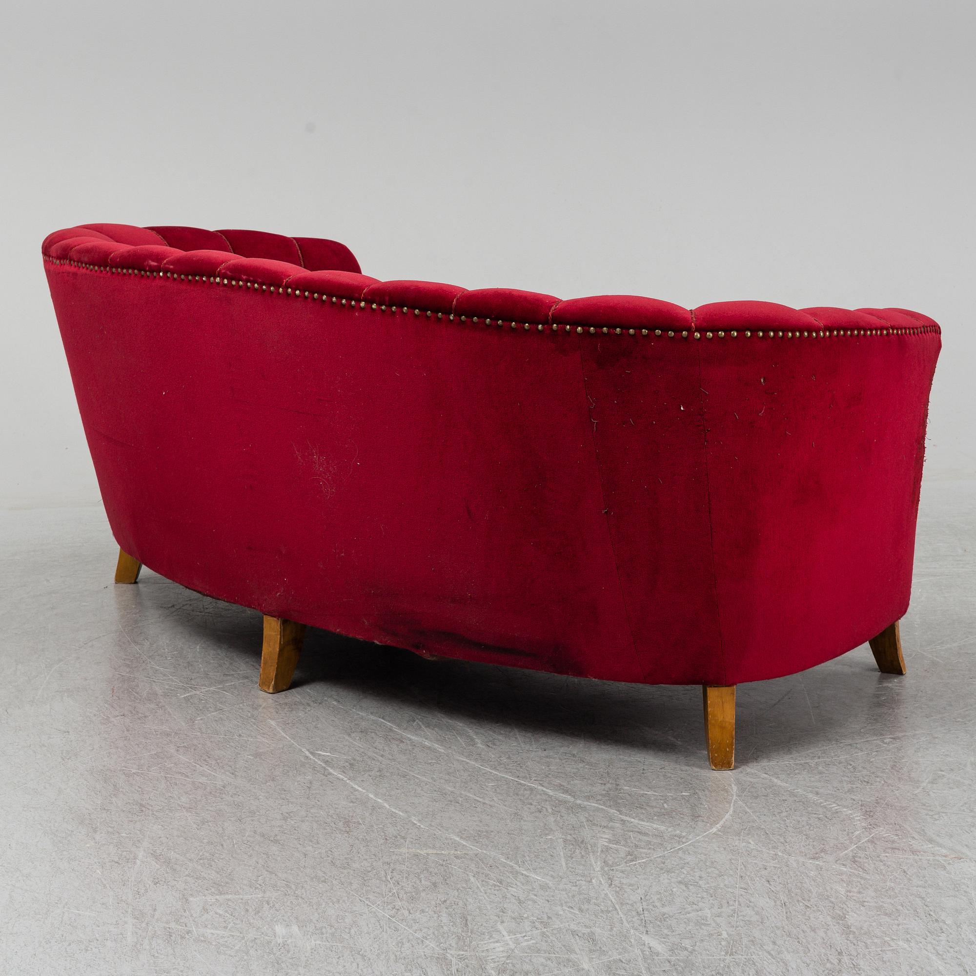 OTTO SCHULZ, attributed to. A Swedish Modern sofa, 1940's.