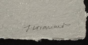 JAMES COIGNARD, carborundumetsning, signerad och numrerad 22/40.